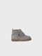 Mayoral Kids Suede Boots Gray