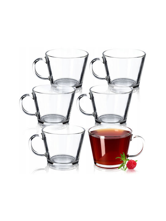 Kadax Glass Set Coffee/Freddo / Cocktail/Drinking made of Glass 380ml 6pcs