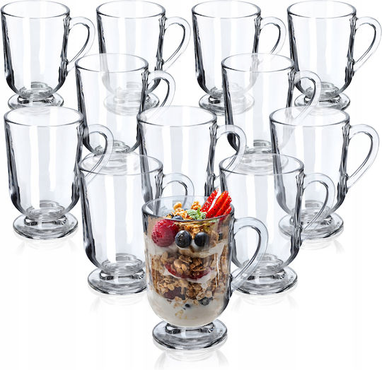 Kadax Wärmewechsel Becher Keramik Transparent 300ml 12Stück