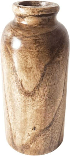 Atmosphera Decorative Vase Brown 18.5x18.5x37cm
