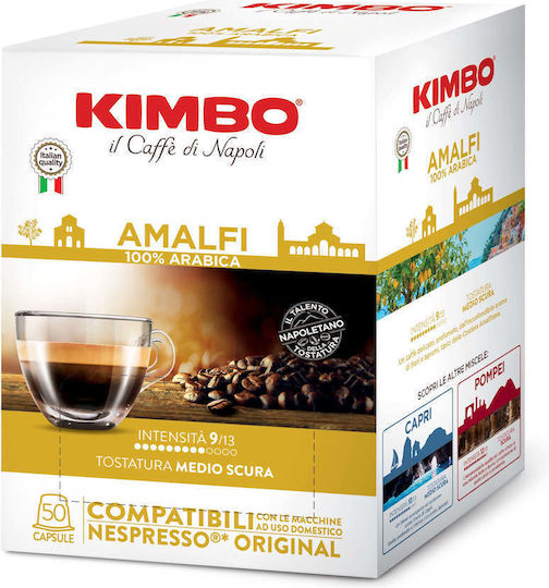 Amalfi Συμβατες Καψουλες Nespresso 100% Arabica 50τεμ