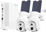 Surveillance Camera System Solar Panel Powered Two Way Audio None 4mp 2 Solar Ptz