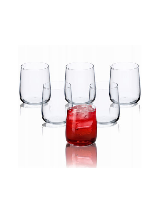 Kadax Glass Set Cocktail/Drinking / Whiskey made of Glass 330ml 6pcs