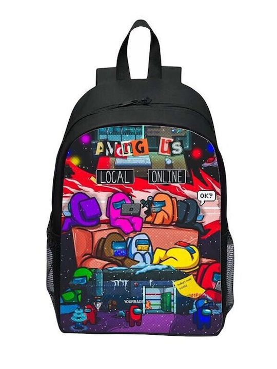 Simple Lifestyle Among Us School Bag Backpack Junior High-High School Multicolored 20Liters