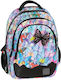 Graffiti School Bag Backpack Elementary, Elementary Multicolour with Water bottle holder 30Liters 2024