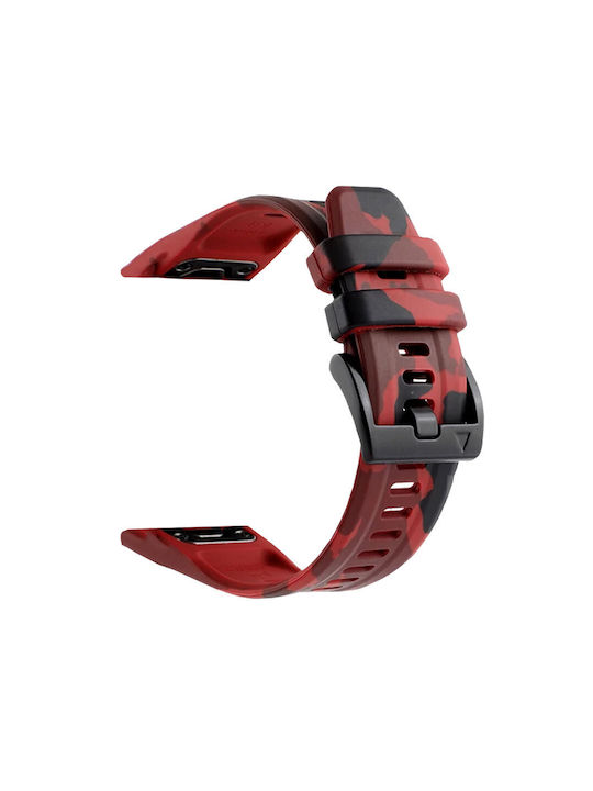 KOSTELO Gummi-Armband Rot 26mm