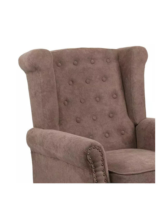 Piore Sessel Dark Walnut Brown 77x80x106cm