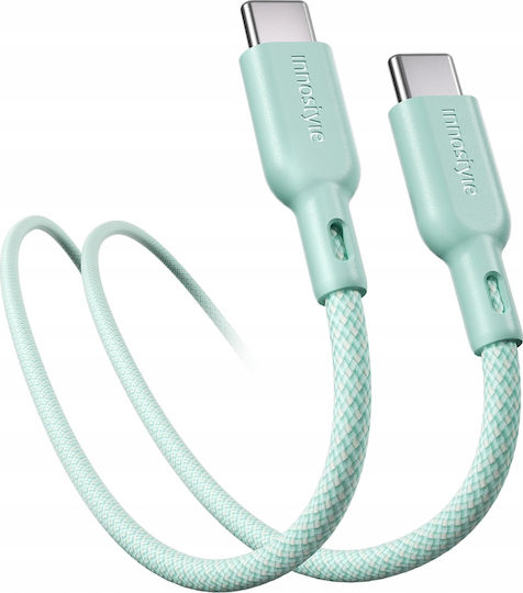 Innostyle USB 2.0 Kabel USB-C männlich - USB-C 60W PD Grüne 2m ICC150GN