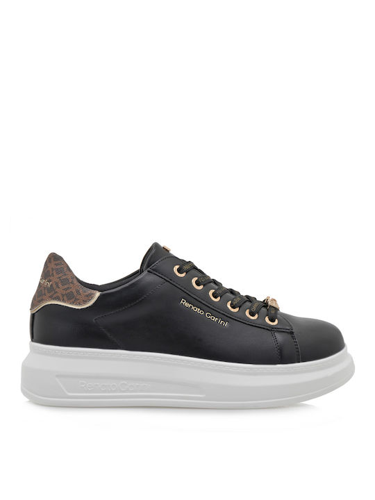 Renato Garini Damen Sneakers Black Brown