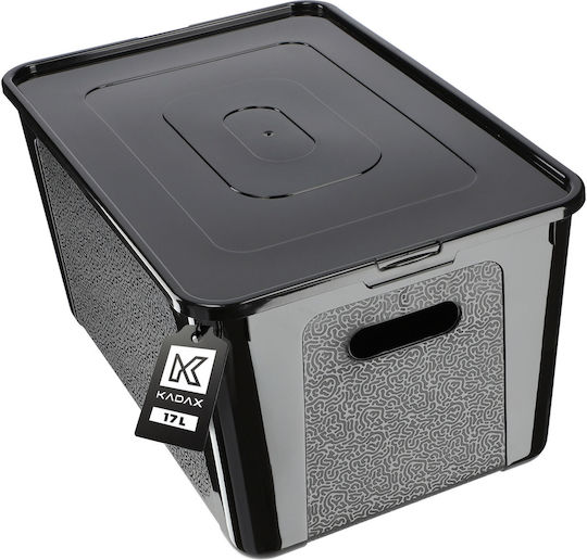 Kadax Cutie De Depozitare Din Plastic Cu Capac 17lt