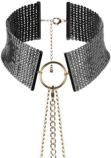 Bijoux Indiscrets Desir Metallique Collar Mesh Black Product Code D-196921