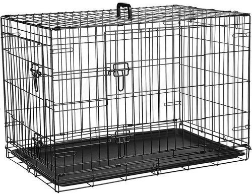 MrZoo Crate Custi de câine din sârmă cu 2 uși Mic 60x46x50cm