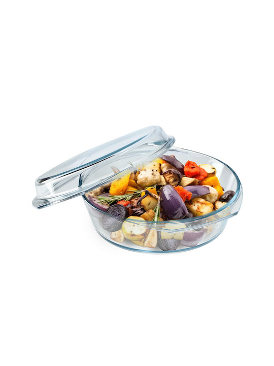 Kadax Oală Rotundă de Sticlă 2.8lt 1buc