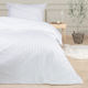 Darymex Hotelbettlaken Weiß Einzel 160x200cm 100% Baumwolle 1Stück