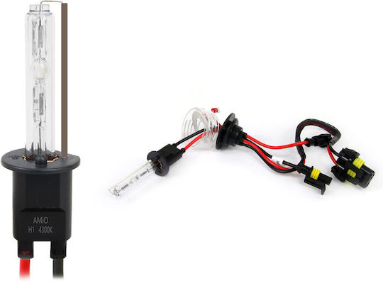 AMiO Lamps Car H1 Xenon 4300K Natural White 12V 35W 1pcs