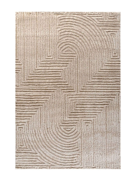 Tzikas Carpets Alloy Living Room Rug Runner Beige with Width 80cm Price by the Meter