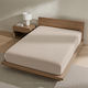 Casa Colori Protective Cover King Size with Skirt Beige 180x200+30cm