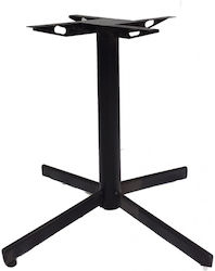 Avant Garde Smart Stand De Masă Metalic Negru 84x84x73cm