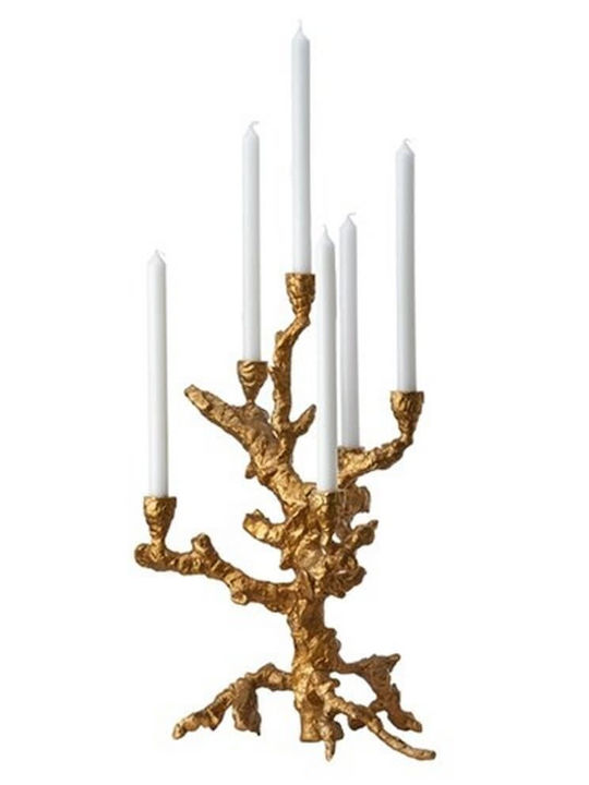Κηροπήγιο Apple Tree 390-225-129 Gold Pols Potten Μέταλλο
