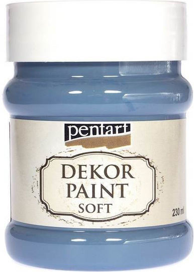 Chalk Paint Dekor Soft Paint 230ml Pentart Denim