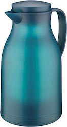 Cilio Insulated Carafe 950ml Turquoise Glass Walls 23.5cm Monza