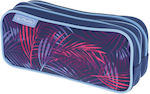 Herlitz Empty Pencil Case 2 Compartments Leaves