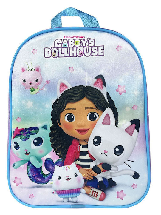 Τσαντα Πλατης Νηπιου Gabby's Dollhouse 28cm Gabbys Dollhouse