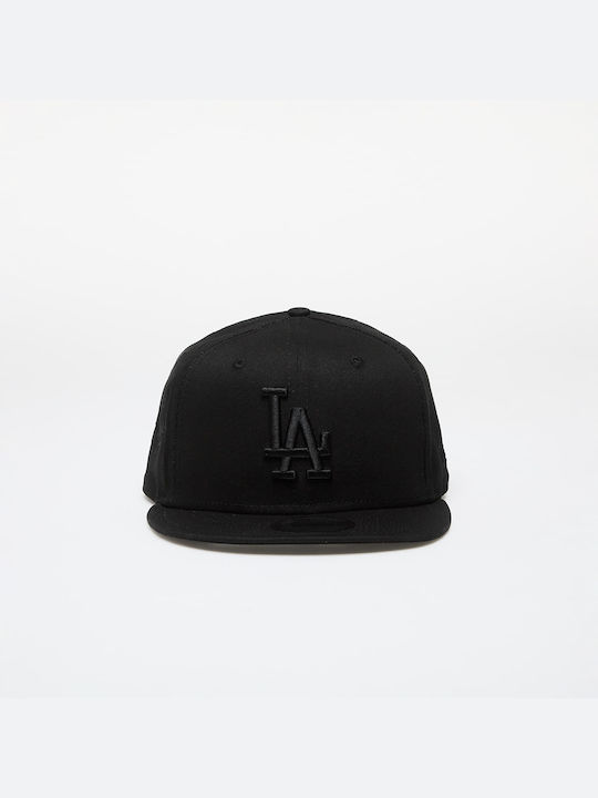 New Era Los Angeles Dodgers Jockey με Ίσιο Γείσο Μαύρο