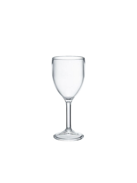 Ready Set de pahare pentru Vin Alb din Plastic Cu picior 6buc