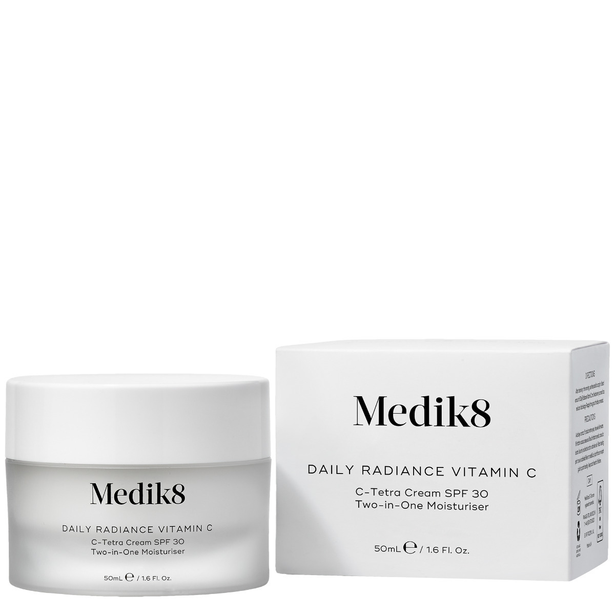 Medik8 Daily Radiance Κρέμα Προσώπου Ημέρας με SPF30 για Ενυδάτωση, Ατέλειες & Πανάδες με Υαλουρονικό Οξύ & Βιταμίνη C 50ml