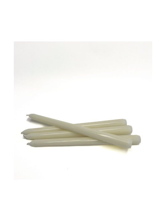 Decorative Candle Taper White 1pcs