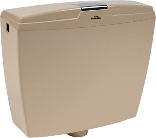 Kariba Start Stop Wall Mounted Plastic Low Pressure Rectangular Toilet Flush Tank