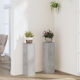 vidaXL Plant Stands Wooden Gray 17cmx17cmx60cmc...