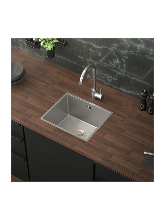 ML-Design Drop-In Chiuvetă Inox L34xW40cm Argintiu