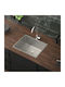 ML-Design Ένθετος Νεροχύτης Inox Μ50xΠ40cm Ασημί