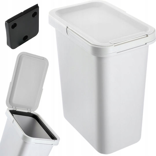 Kadax Waste Bin for Cabinet Plastic Grey 12lt