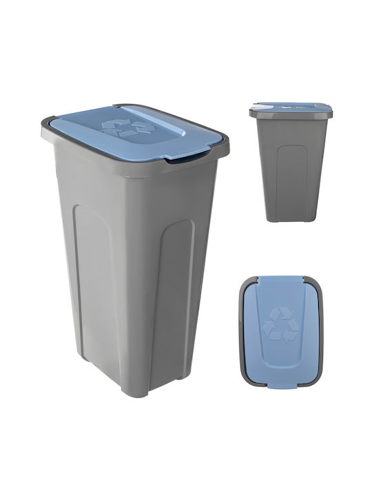 Kadax Plastic Waste Bin 30L Grey