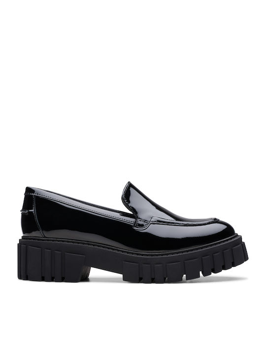 Clarks Page Loafer Γυναικεία Loafers σε Μαύρο Χρώμα