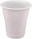 Tefaco Disposable Cup Plastic White 50pcs