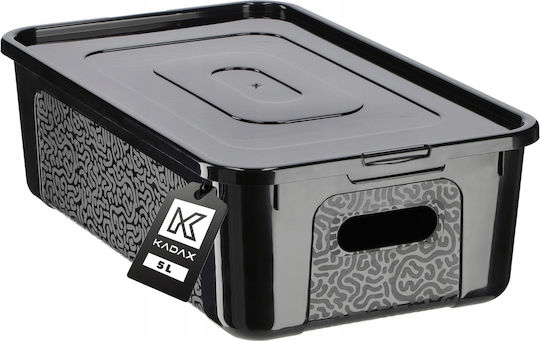 Kadax Cutie De Depozitare Din Plastic Cu Capac 5lt