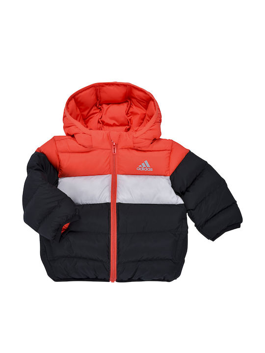 adidas Παιδικό Αθλητικό Μπουφάν με Κουκούλα Κόκ...