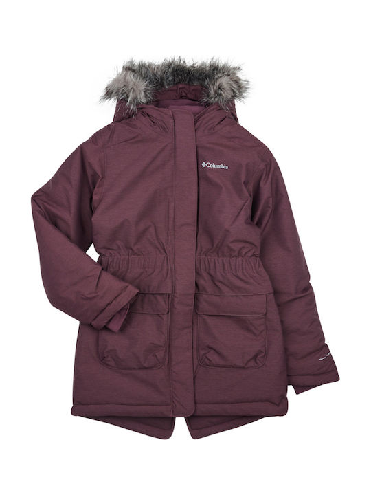 Columbia Nordic Strider Ii Kids Parka Long Hood...