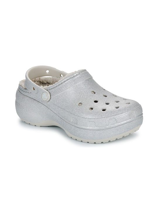 Crocs Σαμπό Ασημί