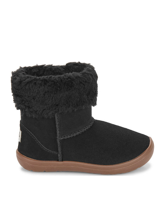 Sammee Suede Ghete pentru Copii cu Fermoar Negre