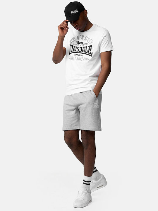 Lonsdale Dromore Ανδρική Βερμούδα Grey/white