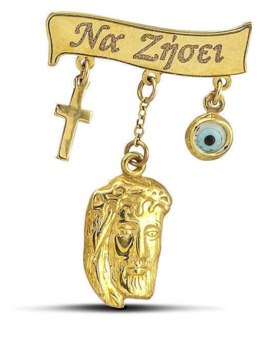 Themelidis Jewels Kinder Sicherheitsnadel aus Gold 9K