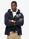 Cardigan With Hood Rich Navy