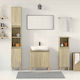 vidaXL Waschtisch ohne Waschbecken L58xB60xH33cm Coffee
