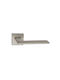 Best Design Lever Middle Door with Rosette 030559 Pair with Rosette Nickel Matt