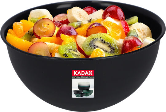 Kadax Σαλατιέρα Πλαστική Μαύρη